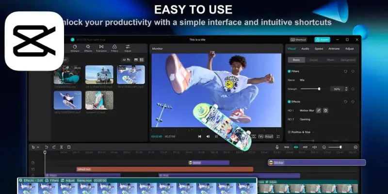 CapCut Pro PC Latest Version – AI Video Editing Power | Lifetime ₹249