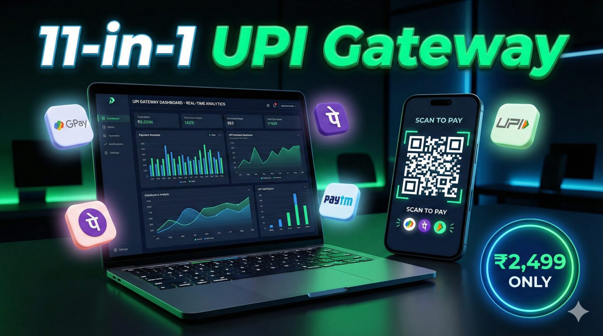 Super 11 UPI Pro – India’s 11-in-1 Smart UPI Payment Gateway SaaS (Full Source Code + Admin Panel)