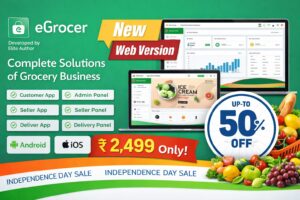 🔥 eGrocer v2.1.0 - Online Multi Vendor Grocery Store, eCommerce Marketplace Flutter Full App with Admin Panel